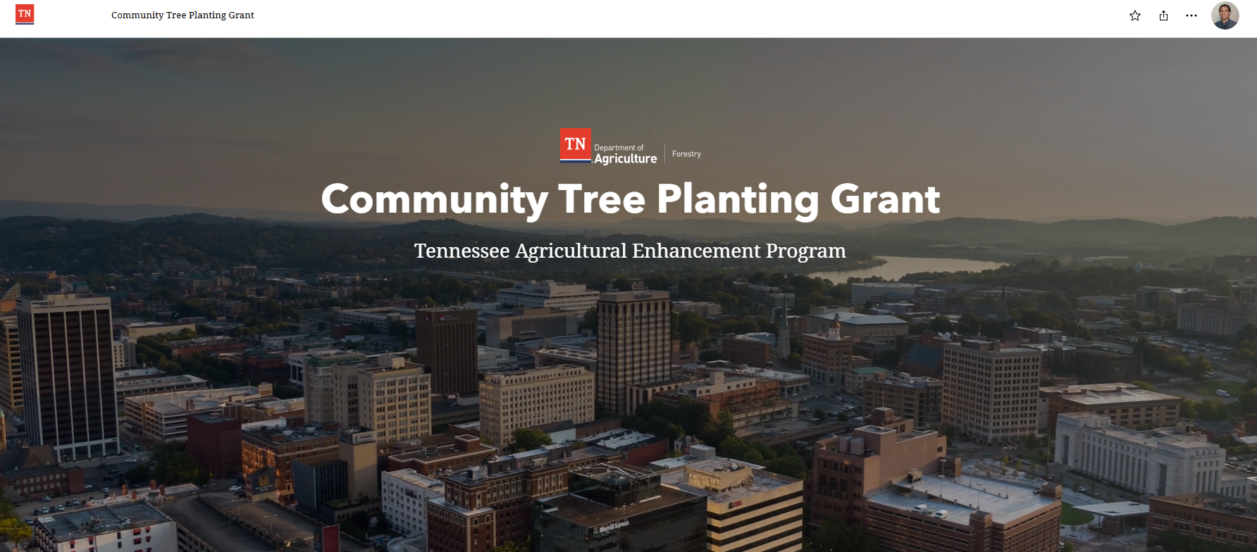 Tree Planting - Story Map